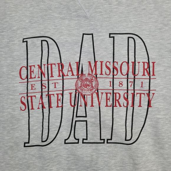 Vintage University-of Central Missouri Sweatshirt XL 27x26 - Picture 7 of 12